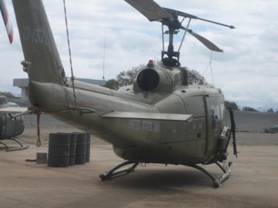 UH-1H butt shot, engine missing