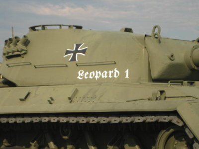 German leopard turret