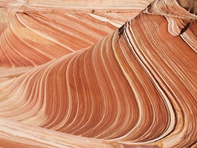 The Wave sandstone formation