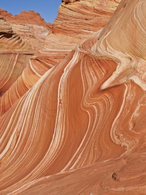 The Wave sandstone formation