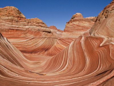 The Wave sandstone formation