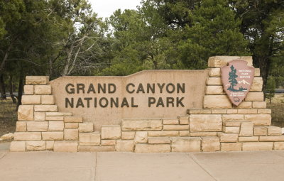 Entrance to the Grand Canyon (South Rim)
