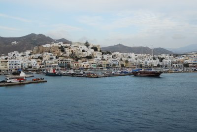 Arriving in Chora, Naxos