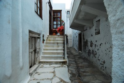 Some steps in Chora Old Town
