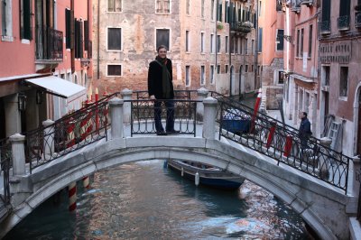 Me on One of Venice's 443 Bridges (14/2)