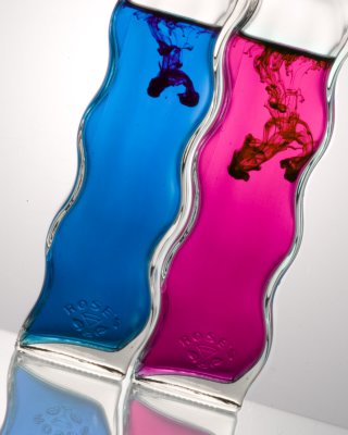 colored water