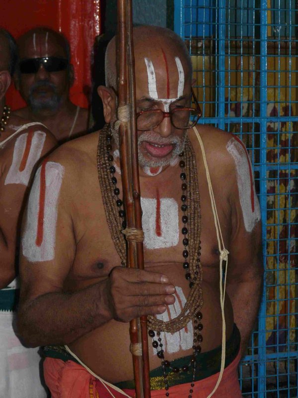 HH Vanamamalai Jeeyar swamy during sattrumarai ghosthi2.jpg