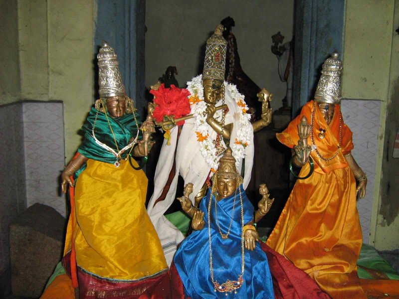 Uthsavar Sri Bhoo and Rukhmini Sametha Chathurbuja Venu Gopalan of Sosle.jpg