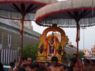 Rohini Purappadu - Parthasarathi during purappadu.jpg