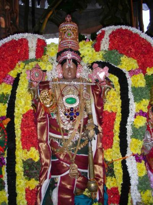 SRI SARANATHAP PERUMAL AND THAYAR IN THIRUTHEAR