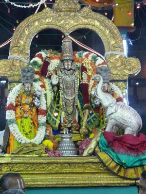 7th day - Sri Gajendra Varadar in Theppam.jpg