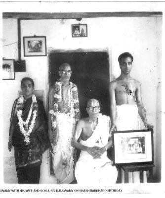 Sri ASR Swamy Dampathi with Sri D.R.Swamy & son Rajagopalan during his shashtiabhapurthi .JPG