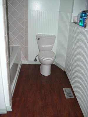 Toilet installed!