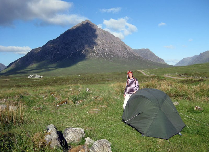 June 10 Glencoe camp on the west highland way
