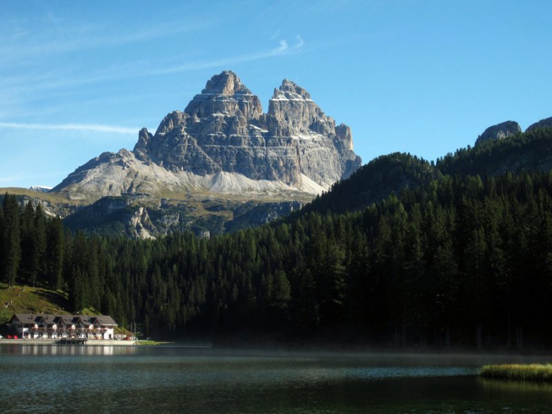 Lake Misurini looking north