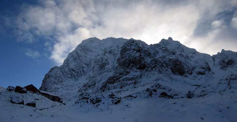 Dec 10 Ben Nevis north face and the CIC hut