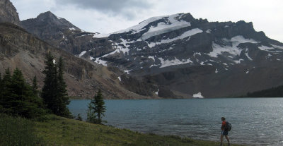 Merlin lake in the 'skoki' area of the Rockies