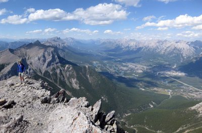 Bow valley from Middle Sister