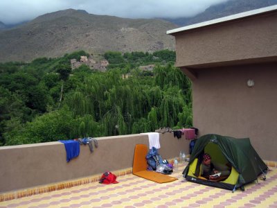 2008 Atlas mountains Imlil terrace camp