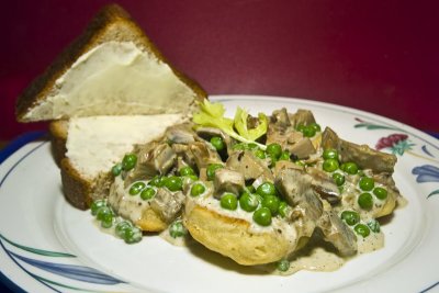 Turkey in Sherry Cream Sauce