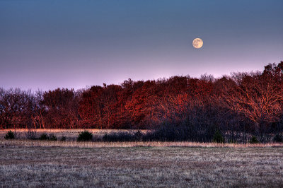 Flint Hills Moonrise