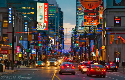 Toronto - Yonge Street Christmas