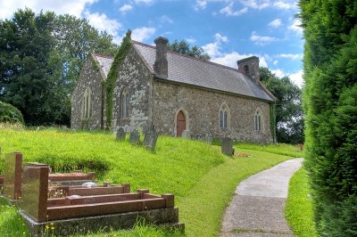 Welsh churchyard