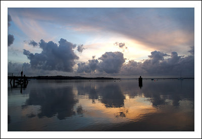 Evening Clouds over Poole Harbour