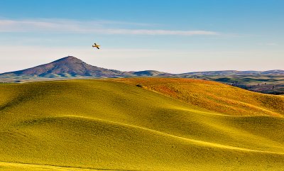 Cropduster over Steptoe Butte