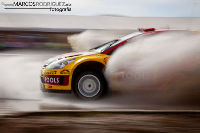 Petter Solberg at the Corona Rally Mexico 2010