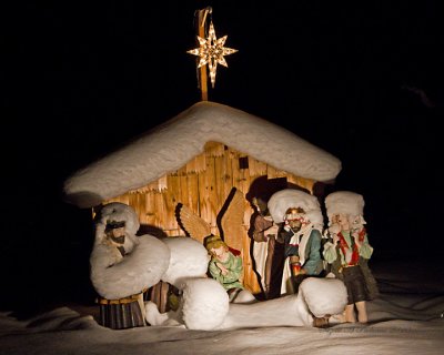 Nativity in the Snow