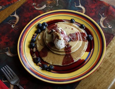 Pancakes - breakfast of champions!