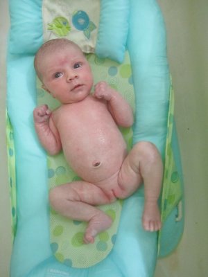 Aug 16, 2010 - first bath