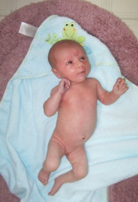 Aug 16, 2010 - drying off from first bath