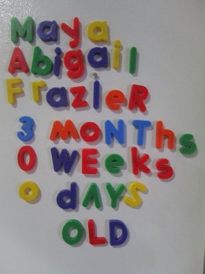 our fridge magnet age counter