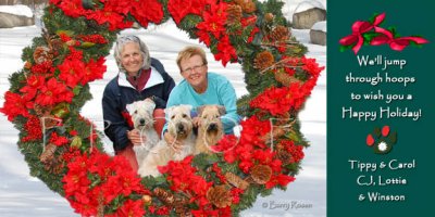 Tappin holiday card