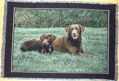 Hobbes/Baloo throw