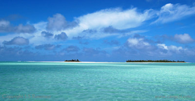 Inside the lagoon, Aitutaki