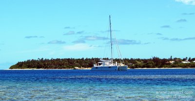 At anchor, Ha'apai Group, Tonga