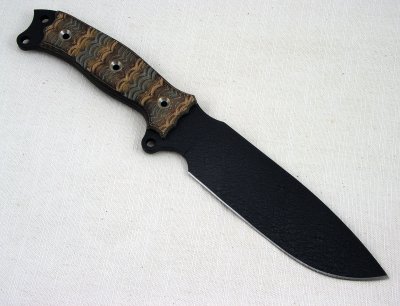Black Crinkle/Snakeskin Saber