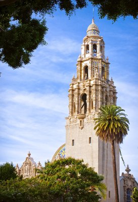 California Building  Bell Tower - Balboa Park