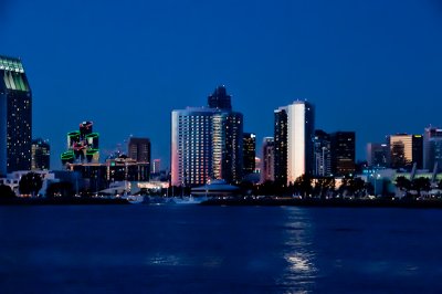 San Diego Skyline at Night