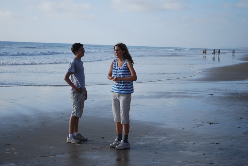 Playing On The Beach