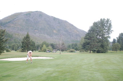 Golfing at West Glacier