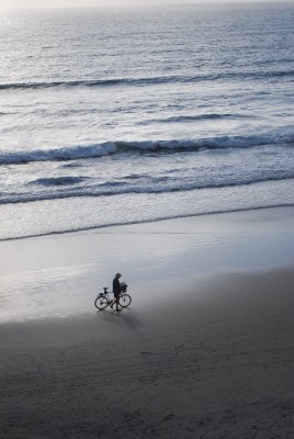 Biking on Beach