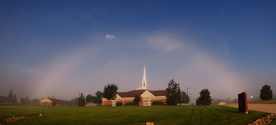 Fogbow over Church