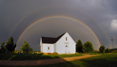 Rainbow over Mt. Zion Church