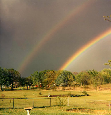 Vintage Rainbow Photo