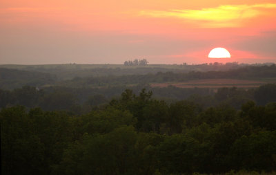 Sunset over Middle Fork