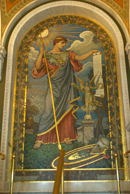 Minerva of Peace mosaic by Elihu Vedder